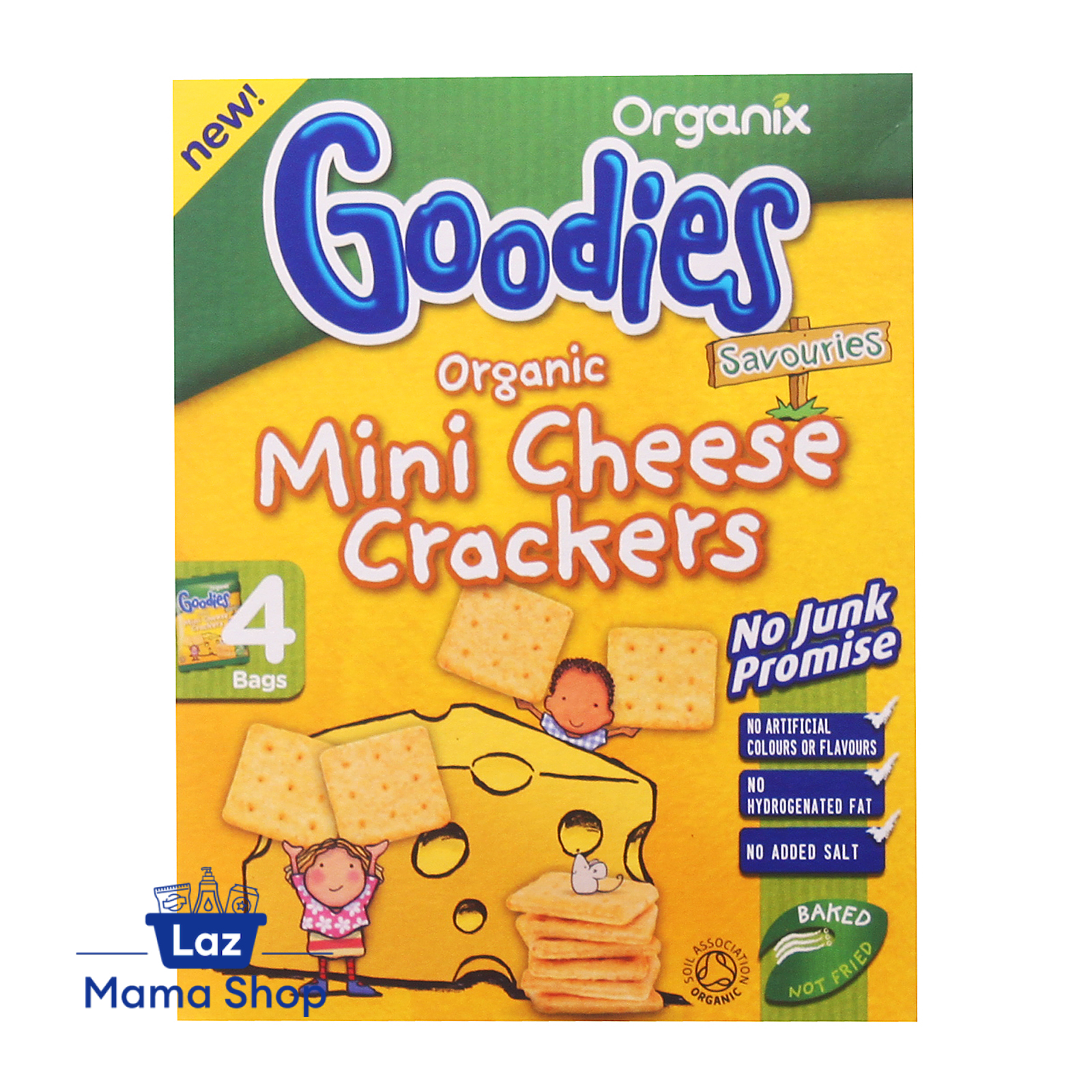 Organix Goodies Organic Mini Cheese Crackers (Laz Mama Shop)