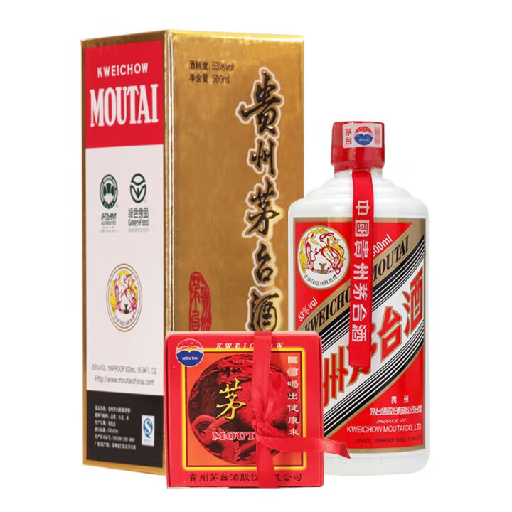 Moutai Kweichow Moutai 53% Feitian Moutai 2007 Maotai-flavor liquor Old wine collection gift 500mL 12 bottles Whole piece original box opened collection